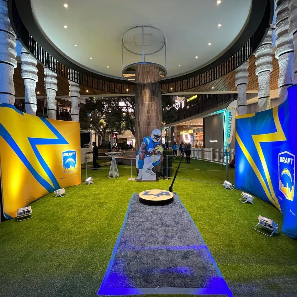 Create a full activation setup by adding backdrops carpets uplights and more What an honor to